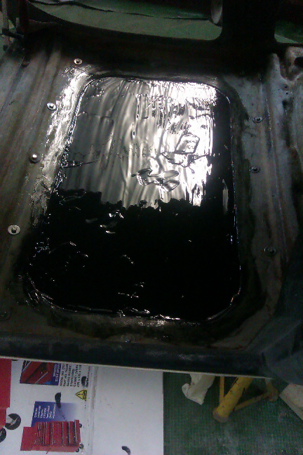 Opening now double gelled - note also the tapered edges.