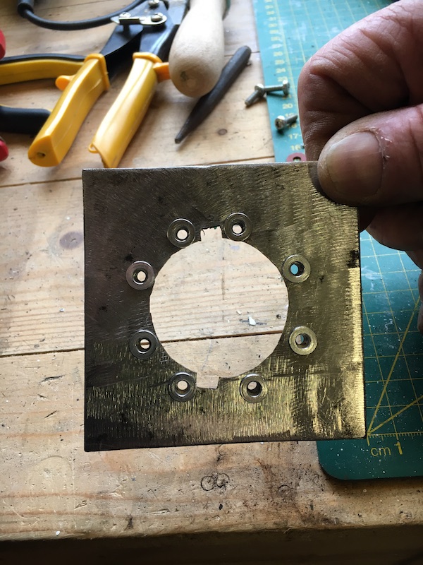 replacement sender unit mounting