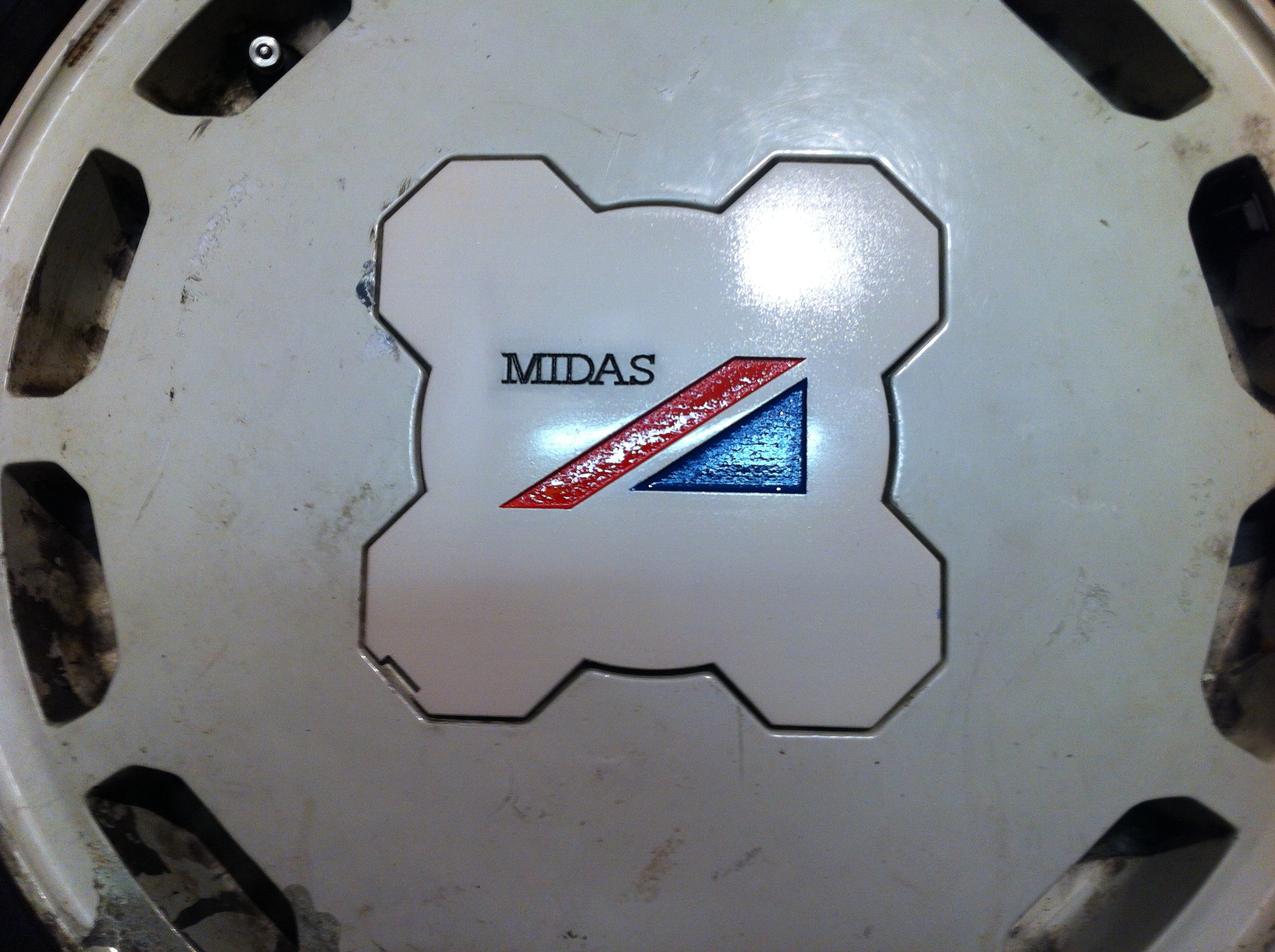 In an ugly spare wheel